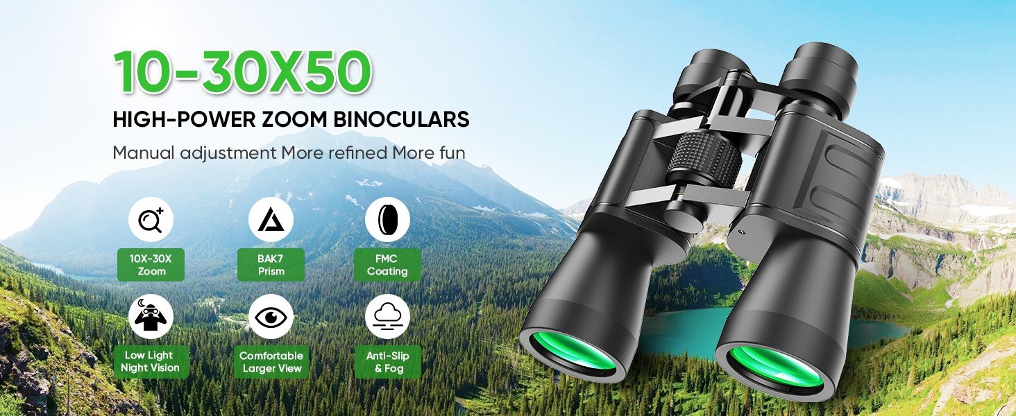 APEXEL 10-30X50 HD Kikkert