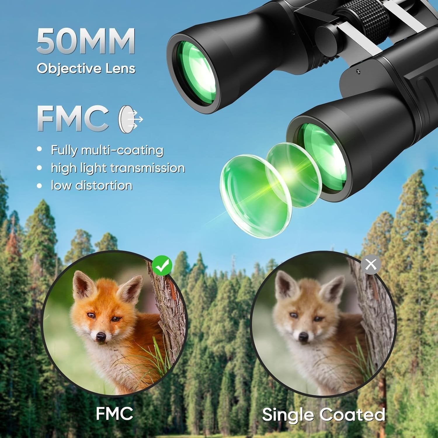 APEXEL 10-30X50 HD Kikkert