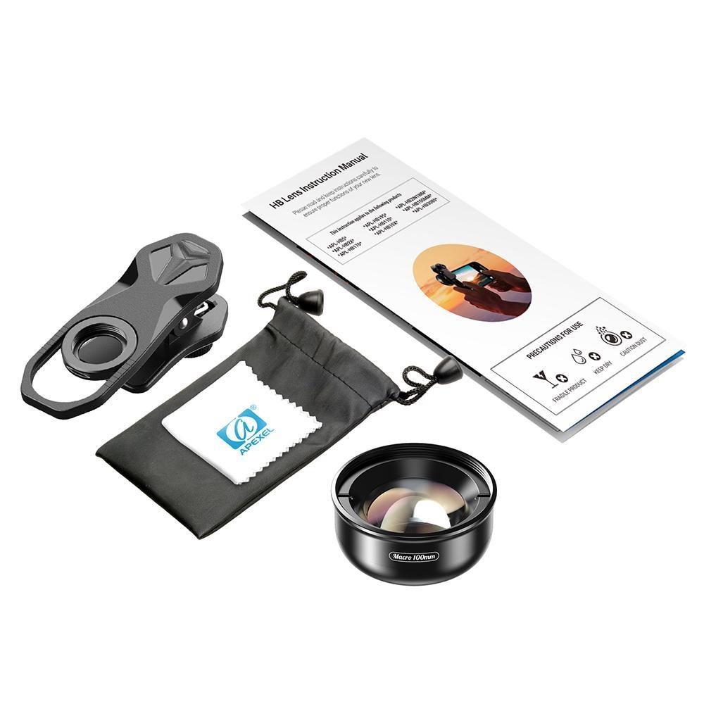 APEXEL HD100mm Makroobjektiv til smartphone APL-HB100MM