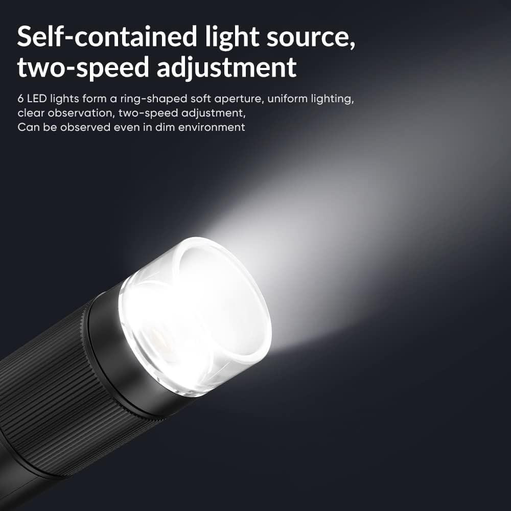 APEXEL Håndholdt Digitalt Mikroskop 12X-24X Bærbart Mikroskop 2,0 Tommer LCD Skærm 2MP Foto 720P Video med LED-lys