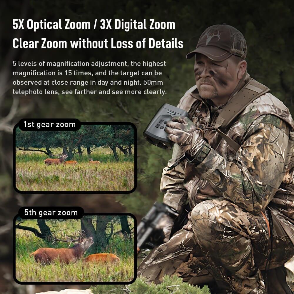 APEXEL 4K HD Digitale Natkikkert med Kreativ Ugle Design