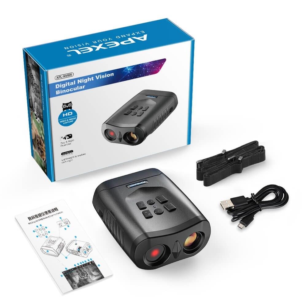 APEXEL 4K HD Digitale Natkikkert med Kreativ Ugle Design