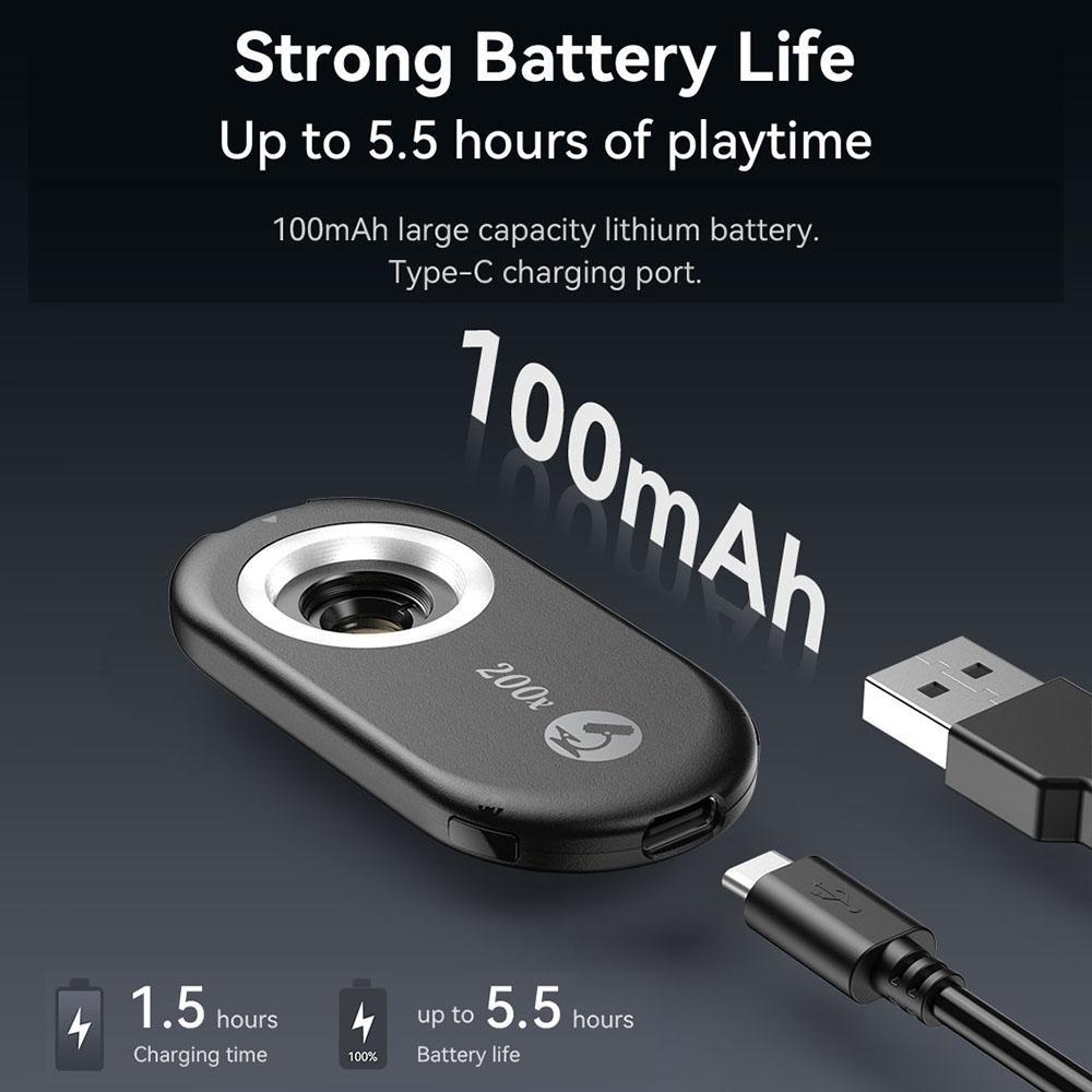 APEXEL Telefon Mikro Linse Nano Zoom til Android/iPhone med LED UV Lys/CPL/Universal Klemme APL-MS200