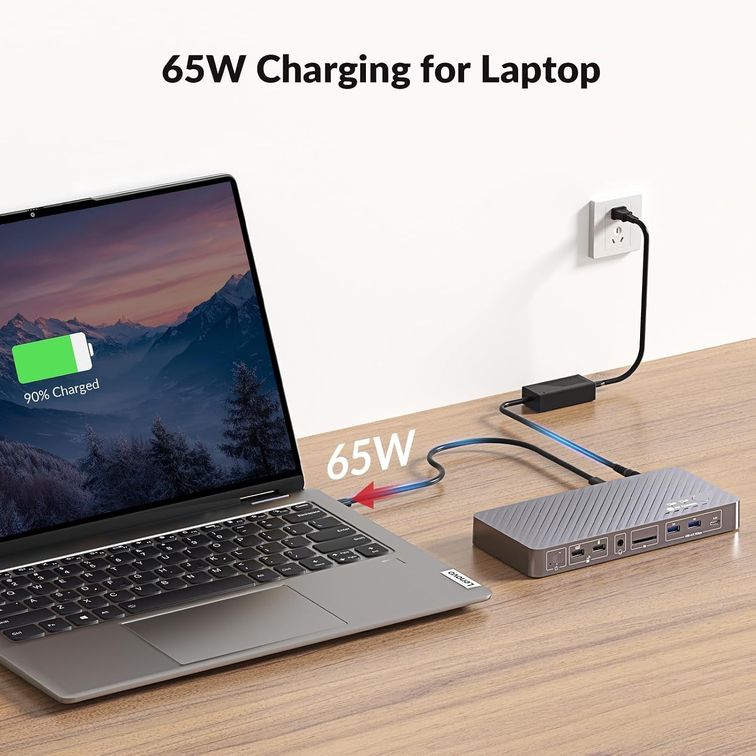 AV Access KVM & Docking Station Dual Monitor for Laptop & Desktop, 2 Monitors 2 Computers with Ethernet, EDID, 4K @ 60Hz , 4xUSB-A, 1xUSB-C, Audio, SD