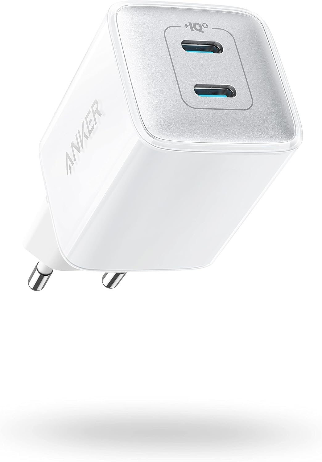 Anker 521 2xUSB-C Oplader 40W, Anker Nano Pro PIQ 3.0 Dobbelt USB-C-port