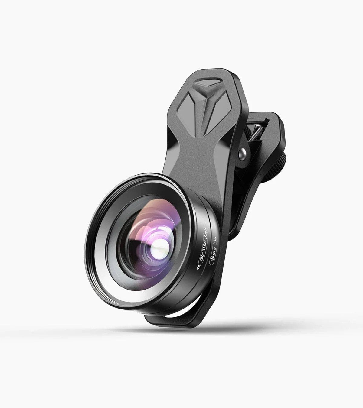 Apexel Mobiltelefon Linsekit 2-i-1 Linsekit 120° Vidvinkel 10X Makrolinse