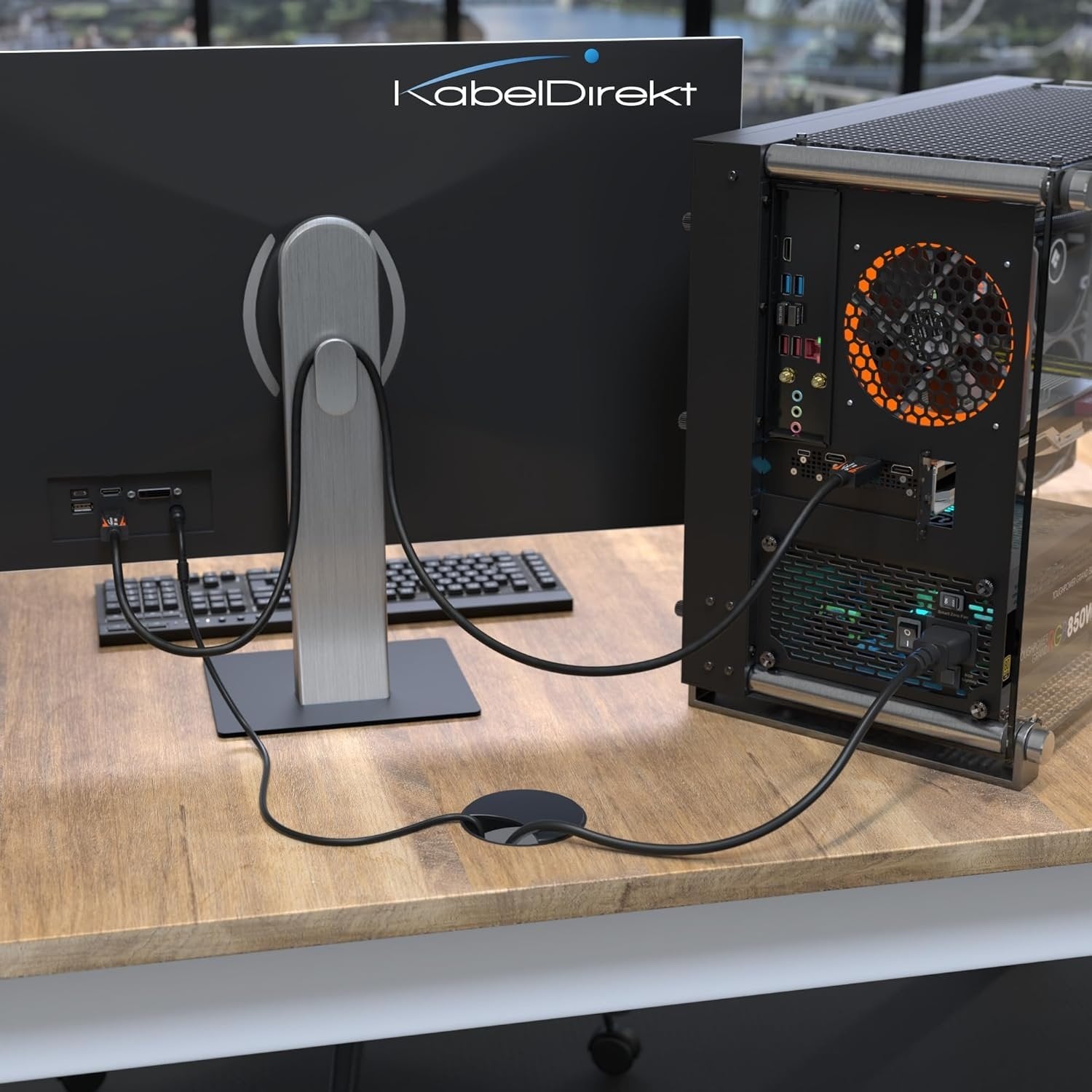 Displayport 2.1 kabel 5m DP80 UHBR20 80Gbps 16/10/8K60Hz 4K165/144Hz DSC1.2a HDR HDCP2.2 FreeSync G-Sync