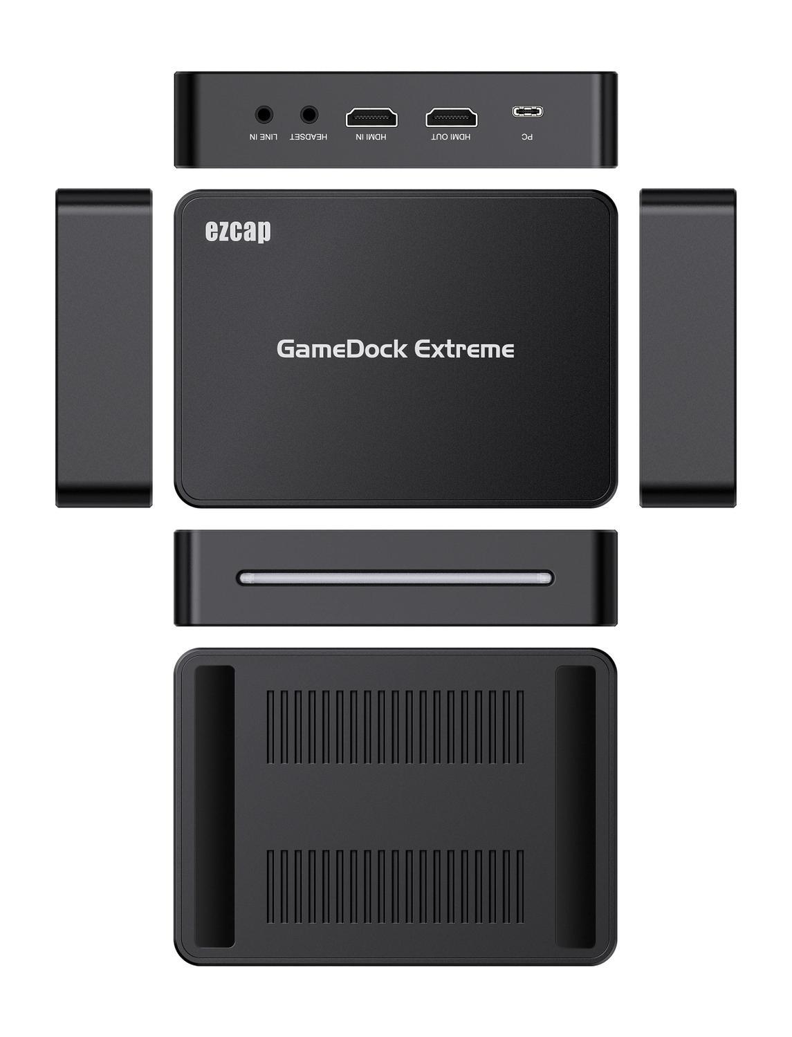 Ezcap GameDock Extreme capture card 4K60Hz HDR10 VRR RGB8:8:8 7.1 Surround