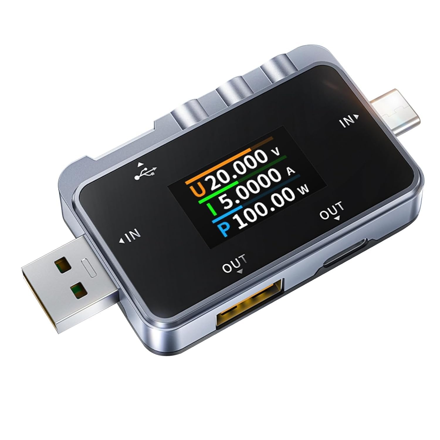 FNIRSI FNAC-28 USB-tester til præcis strøm- og spændingsmåling