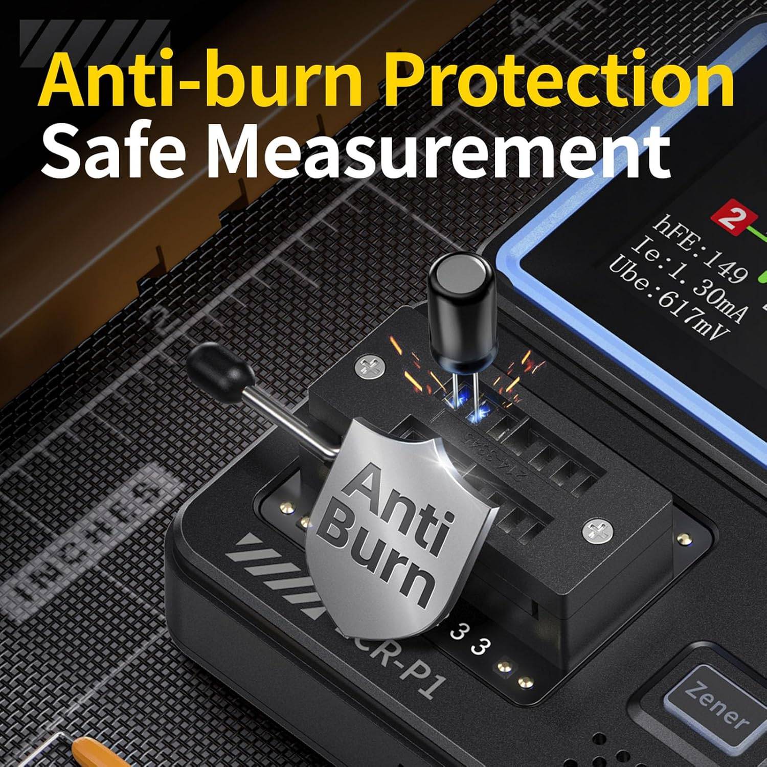 FNIRSI LCR-P1 Multifunktion LCR Transistor Kondensator Tester