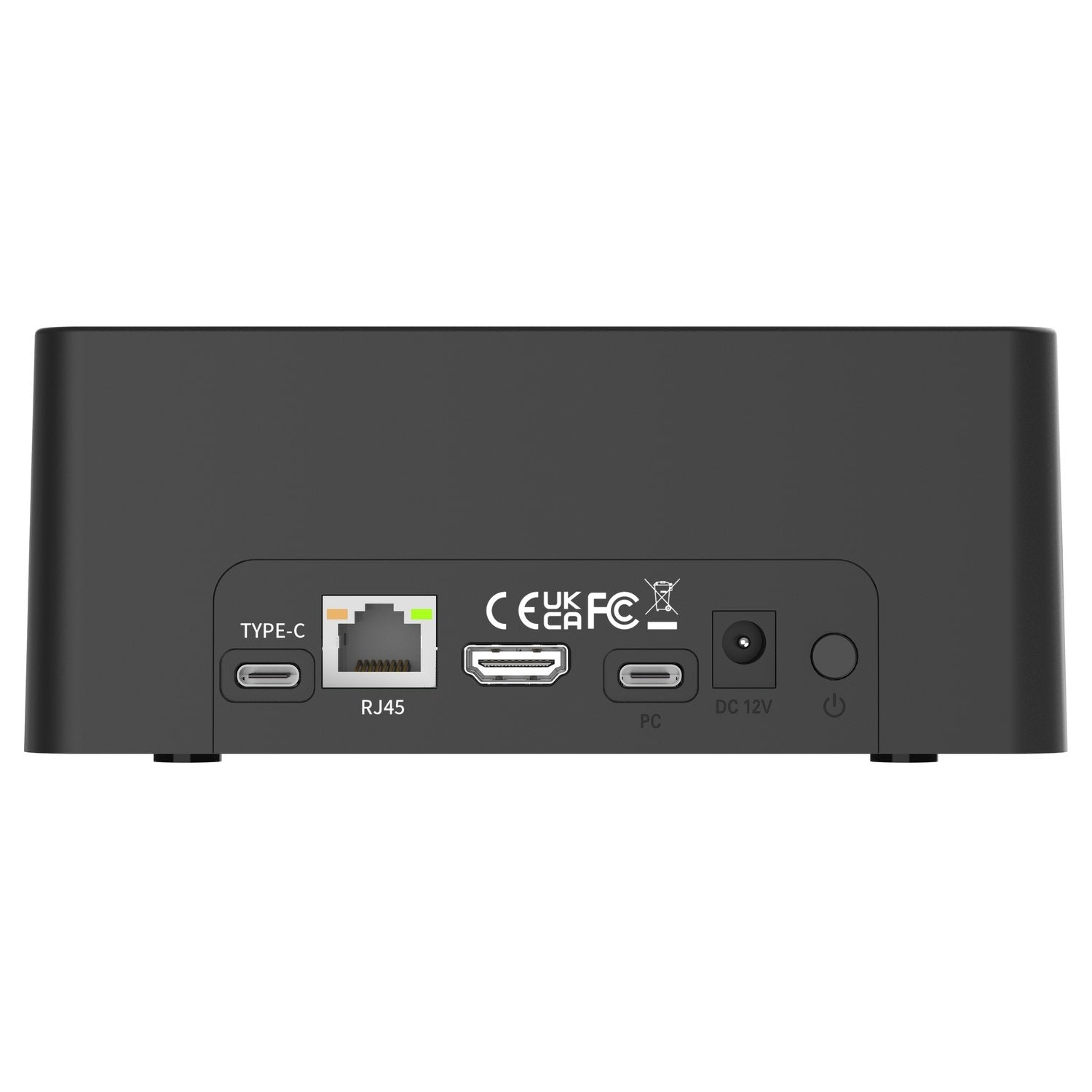 Maiwo HDD Dual dockingstation med klon 10Gbps HDMI 4K60Hz Giga Lan kortlæser SD og MicroSD USB HUB 2xUSB-A og 2xUSB-C