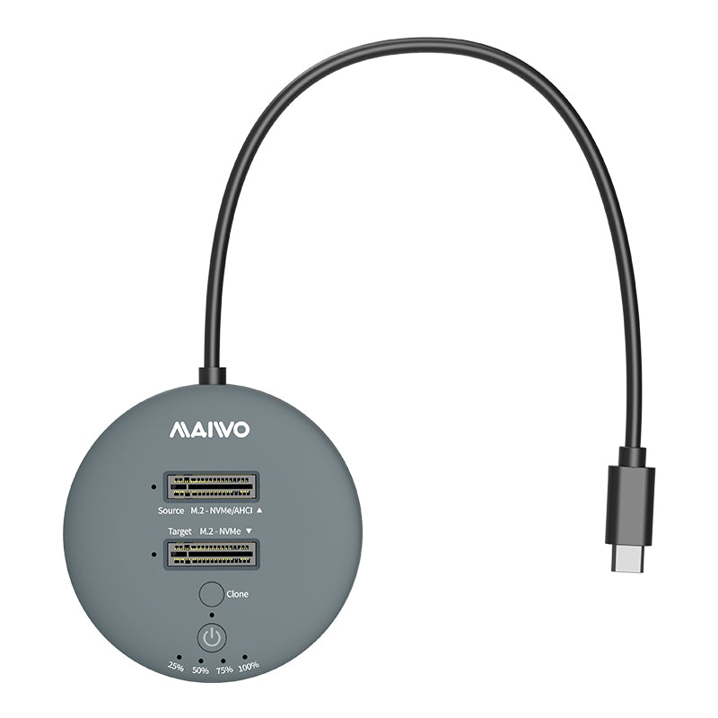 Maiwo USB3.2 NVMe M.2 SSD klon dockningsstation