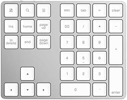 NÖRDIC USB-C Numerisk tastatur med kabel, 34 taster, 2×USB-A + 1×USB-C til opladning