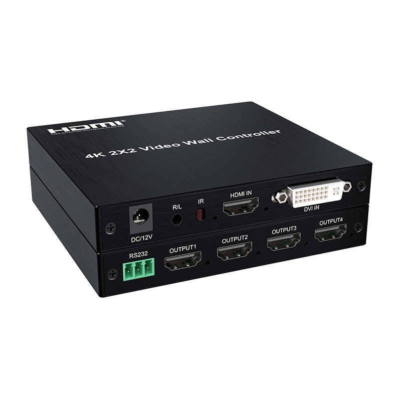 NÖRDIC 4K 2x2 Videovæg-kontrol HDMI+DVI Input
