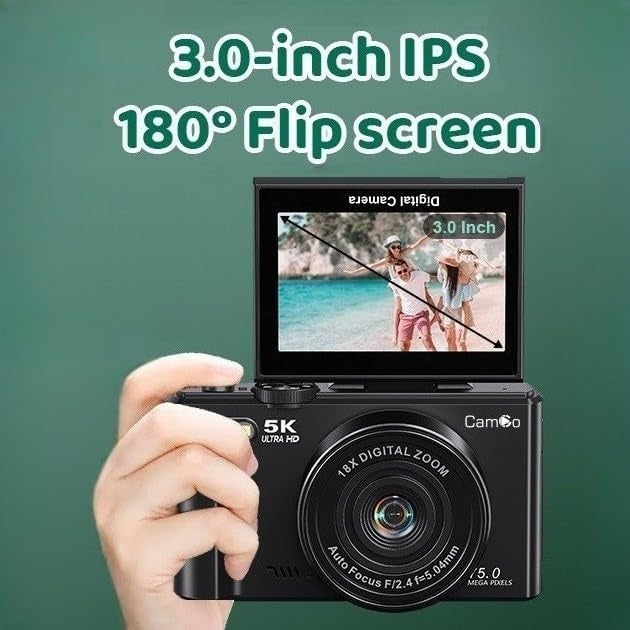 NÖRDIC 5K 75MP WiFi Ultra HD Digital Camera