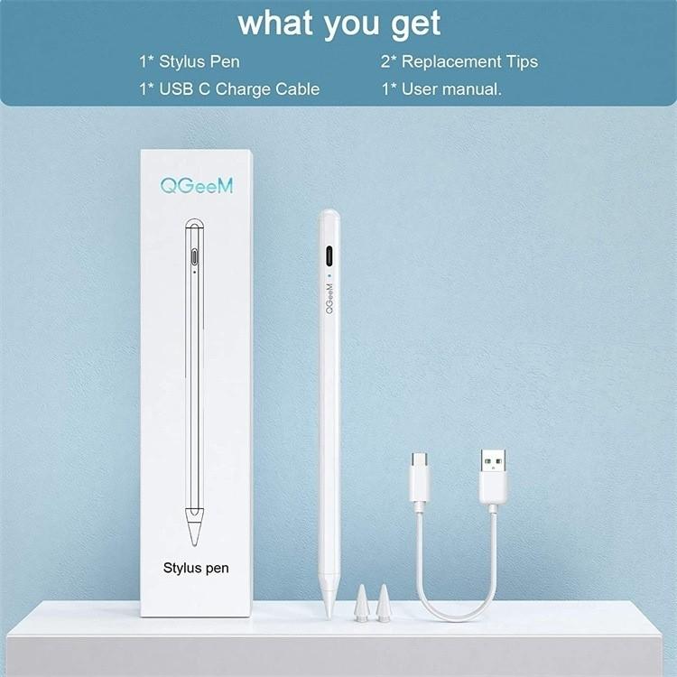 NÖRDIC Stylus Pen til iPad med Palm Rejection og Magnetisk Fastgørelse kompatibel med Apple iPad/iPad Pro/Mini iPad Air