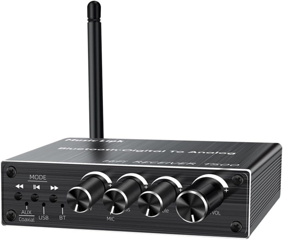NÖRDIC Bluetooth 5.3 Audio Modtager DAC Konverter USB Hukommelse 3.5MM AUX RCA Coaxial
