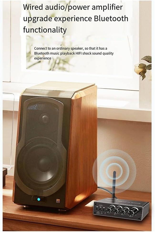 NÖRDIC Bluetooth 5.3 Audio Modtager DAC Konverter USB Hukommelse 3.5MM AUX RCA Coaxial