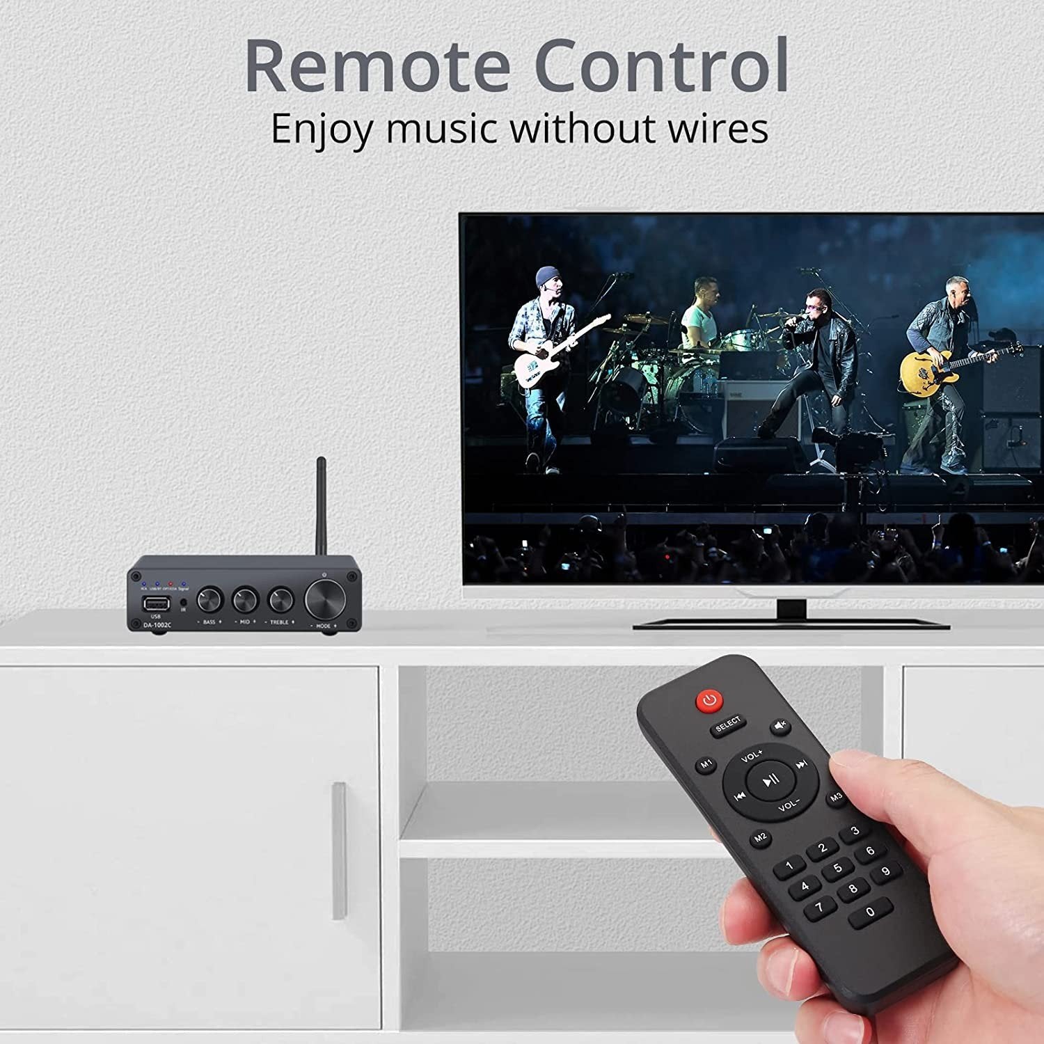 NÖRDIC Bluetooth Hifi Class-D forstærker og digital til analog konverter DAC