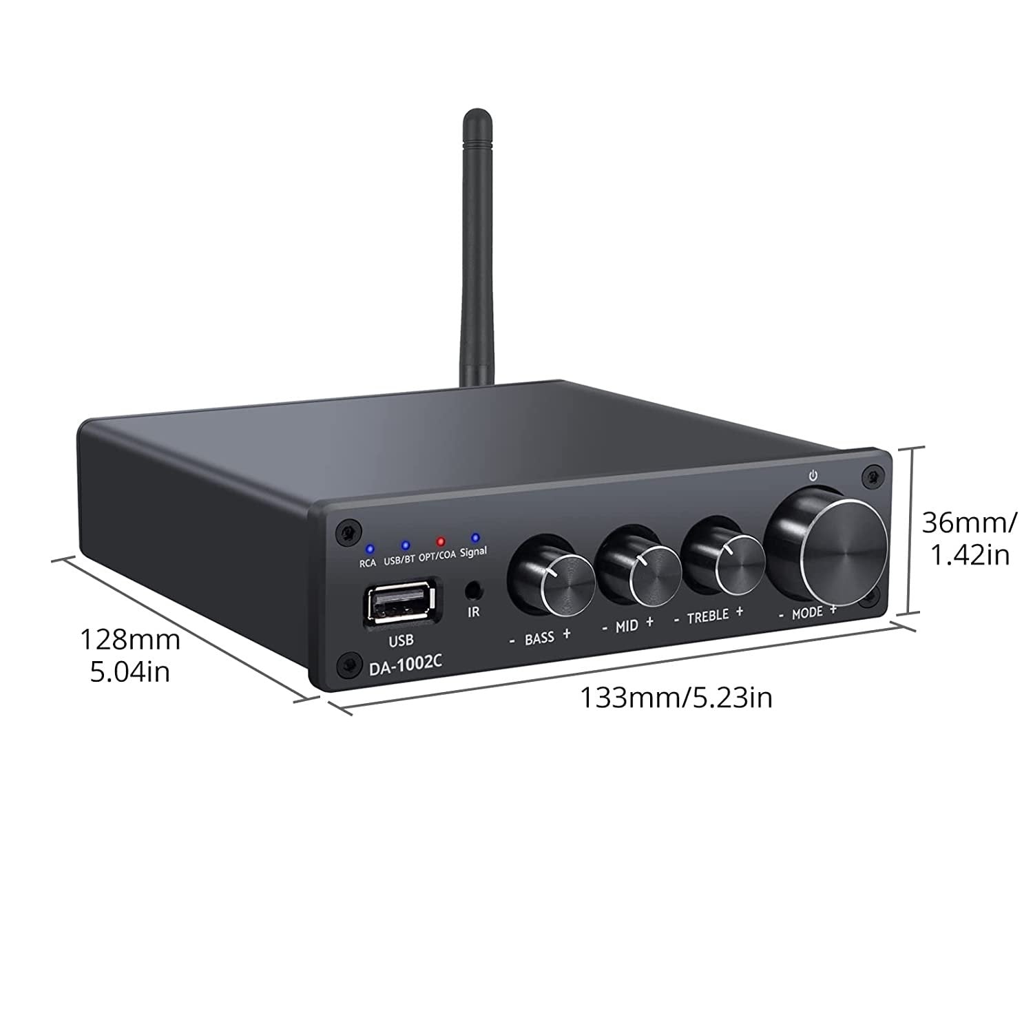 NÖRDIC Bluetooth Hifi Class-D forstærker og digital til analog konverter DAC