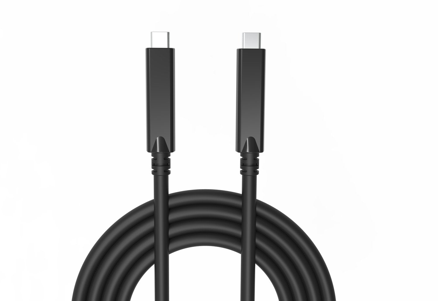NÖRDIC aktivt AOC Fiber USB-C-kabel 10m 10Gbps 4K + PD 60W, DP 4-bane 2-bane