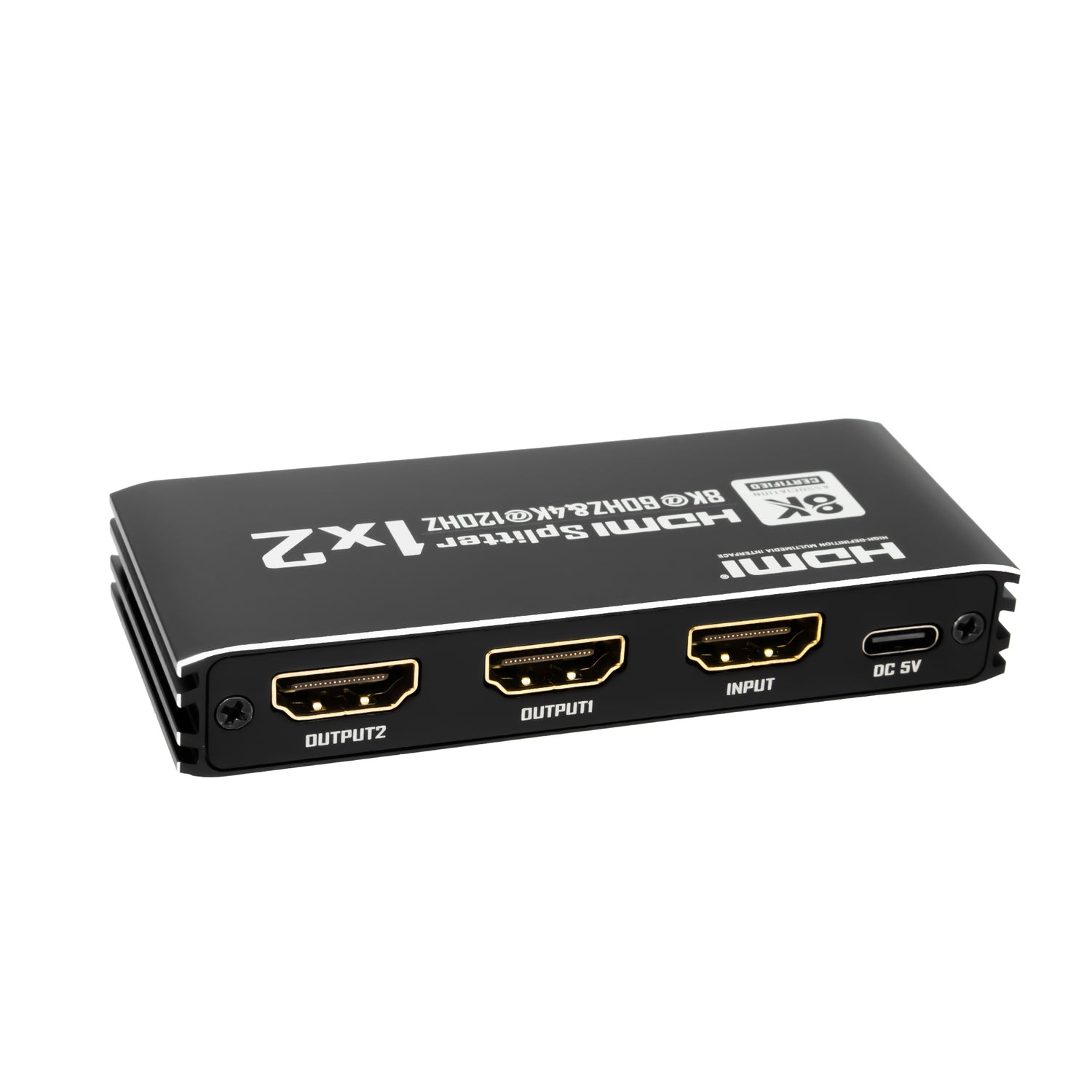 NÖRDIC HDMI 2.1 Splitter 1 til 2 8K60Hz 4k120Hz
