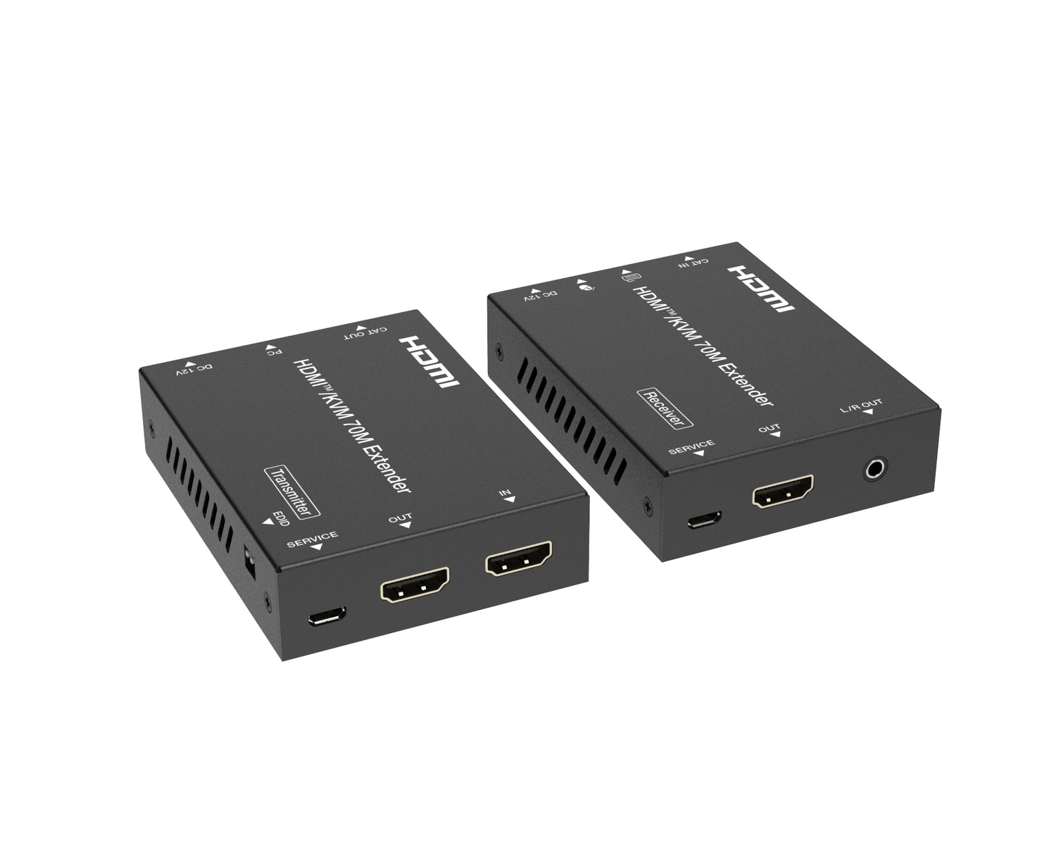 NÖRDIC KVM Forlænger HDMI 4K60Hz 70m CAT6
