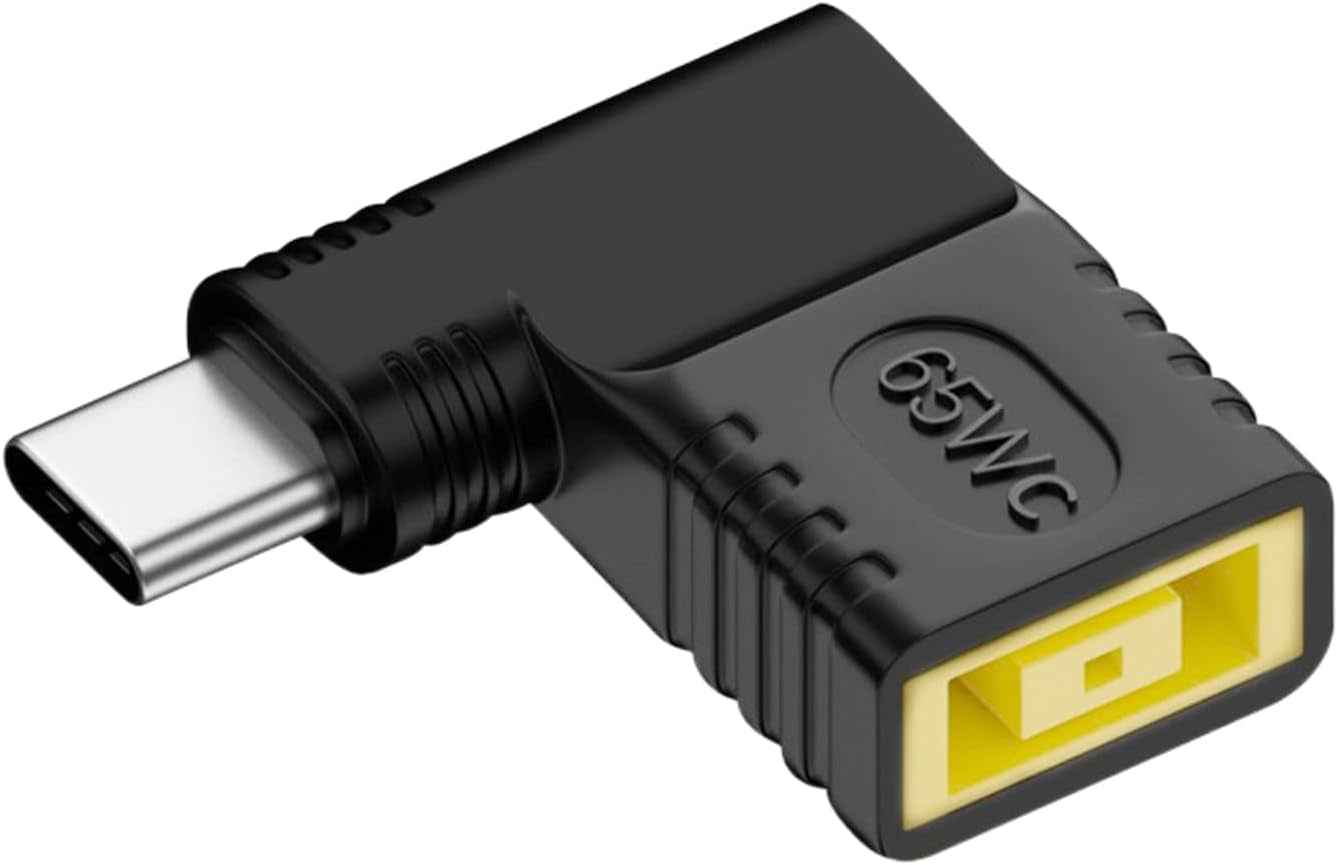 NÖRDIC Vinklet Lenovo Square Yellow til USB-C adapter