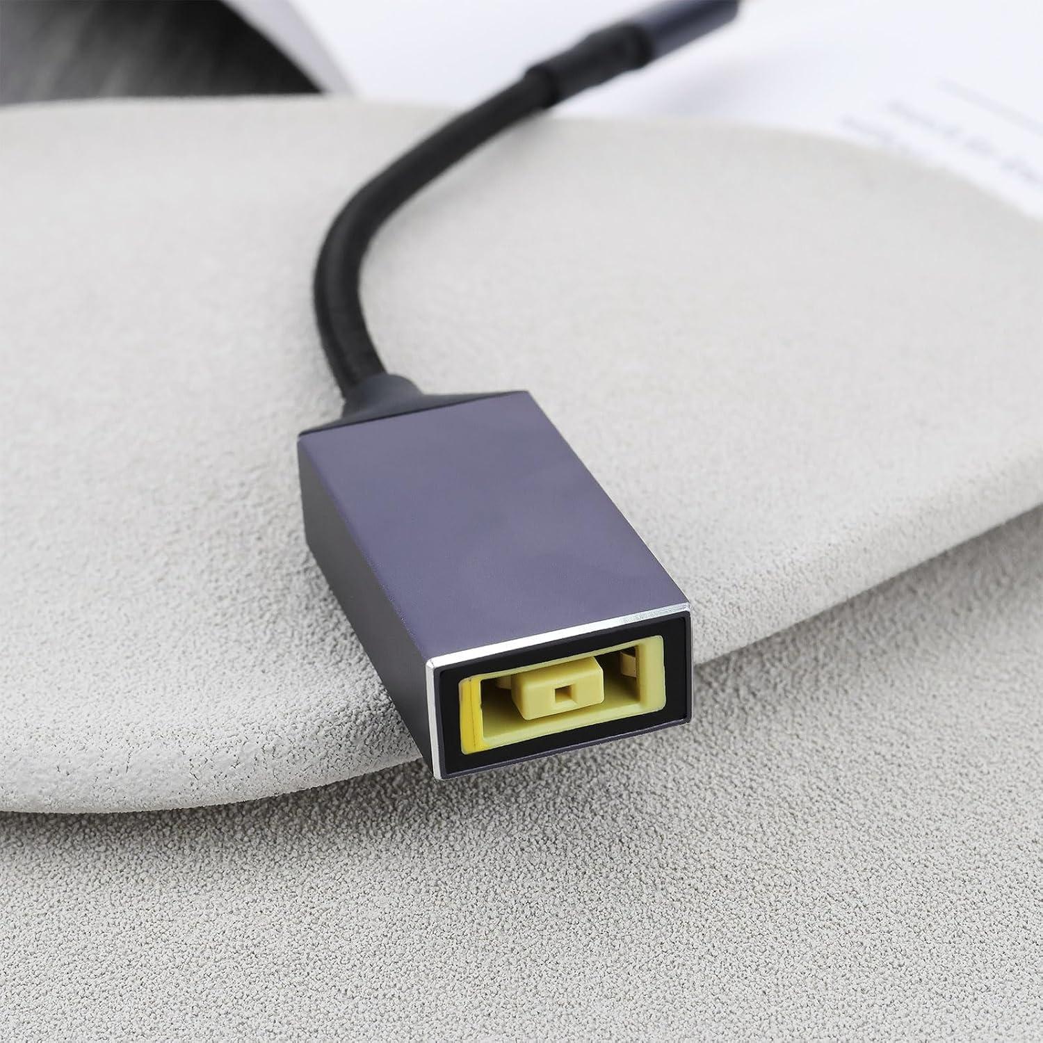 NÖRDIC Lenovo Square Yellow til USB-C adapter 17 cm