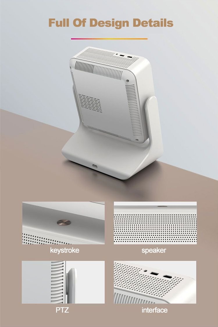 NÖRDIC Smart Touch Screen Projektor til Hjemmebiograf og Præsentationer