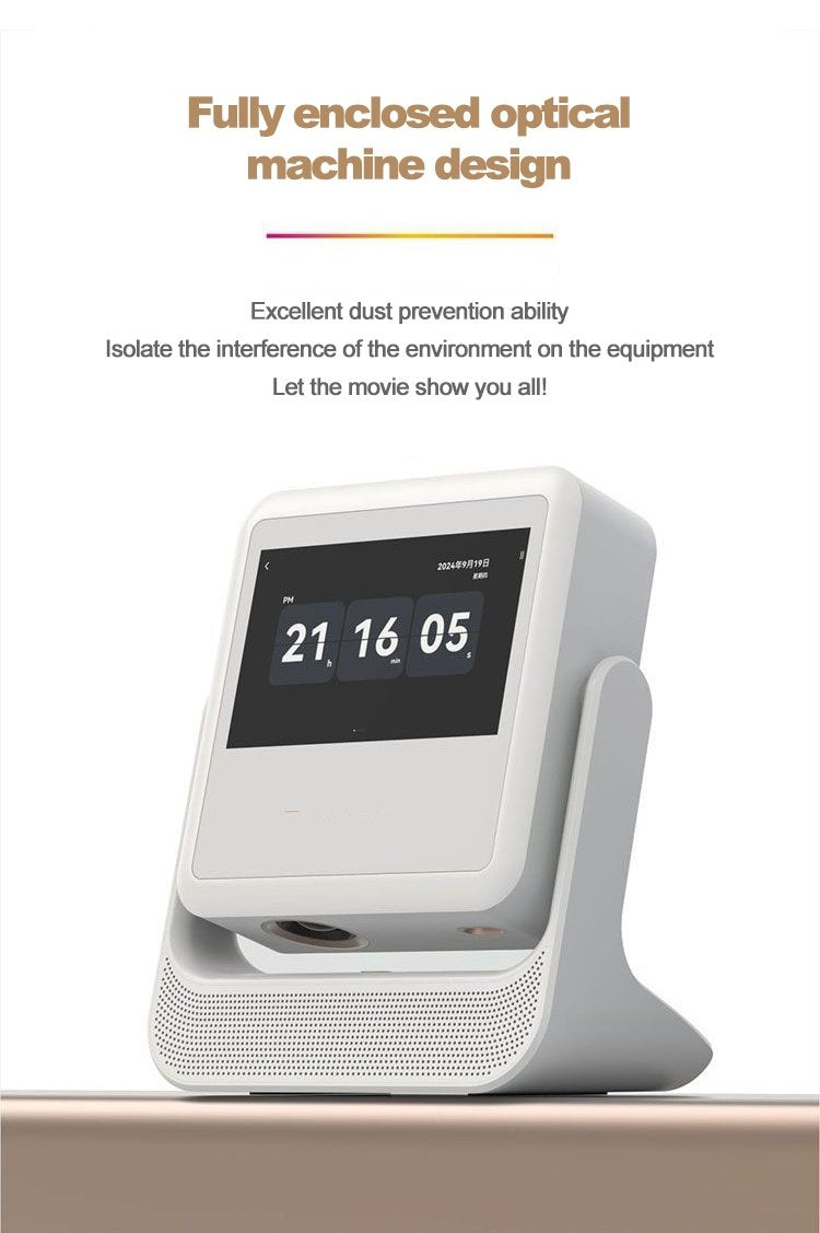 NÖRDIC Smart Touch Screen Projektor til Hjemmebiograf og Præsentationer