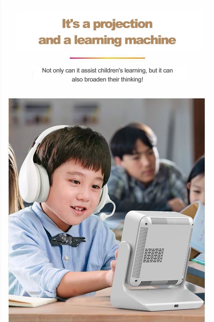 NÖRDIC Smart Touch Screen Projektor til Hjemmebiograf og Præsentationer