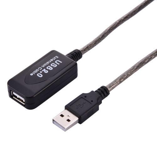NÖRDIC USB 2.0 Active Extension Cable 10m USB aktiv udvidelse