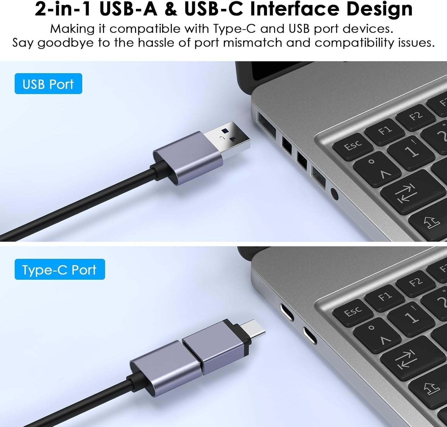HDMI 4K 30Hz til USB3.0 adapter til videooptagelse USB-A og USB-C