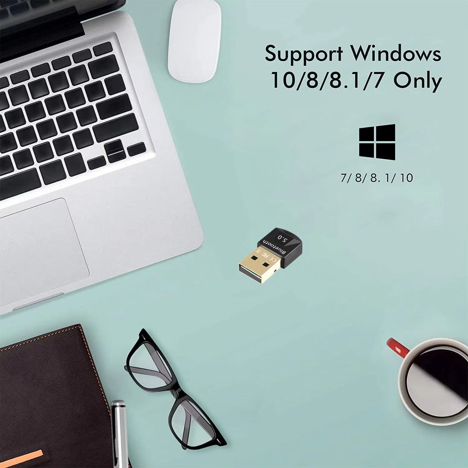 NÖRDIC USB Bluetooth 5.0 dongle Bluetooth USB-adapter