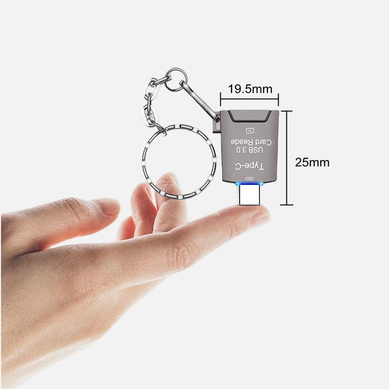 NÖRDIC USB-C 3.0 kortlæser MicroSD UHS-I