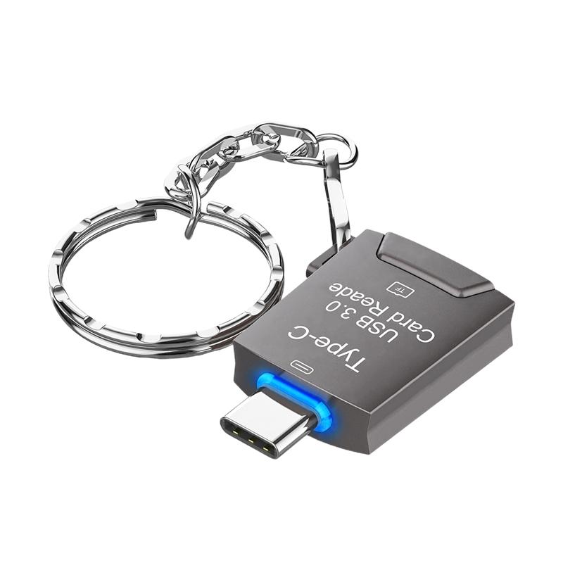 NÖRDIC USB-C 3.0 kortlæser MicroSD UHS-I