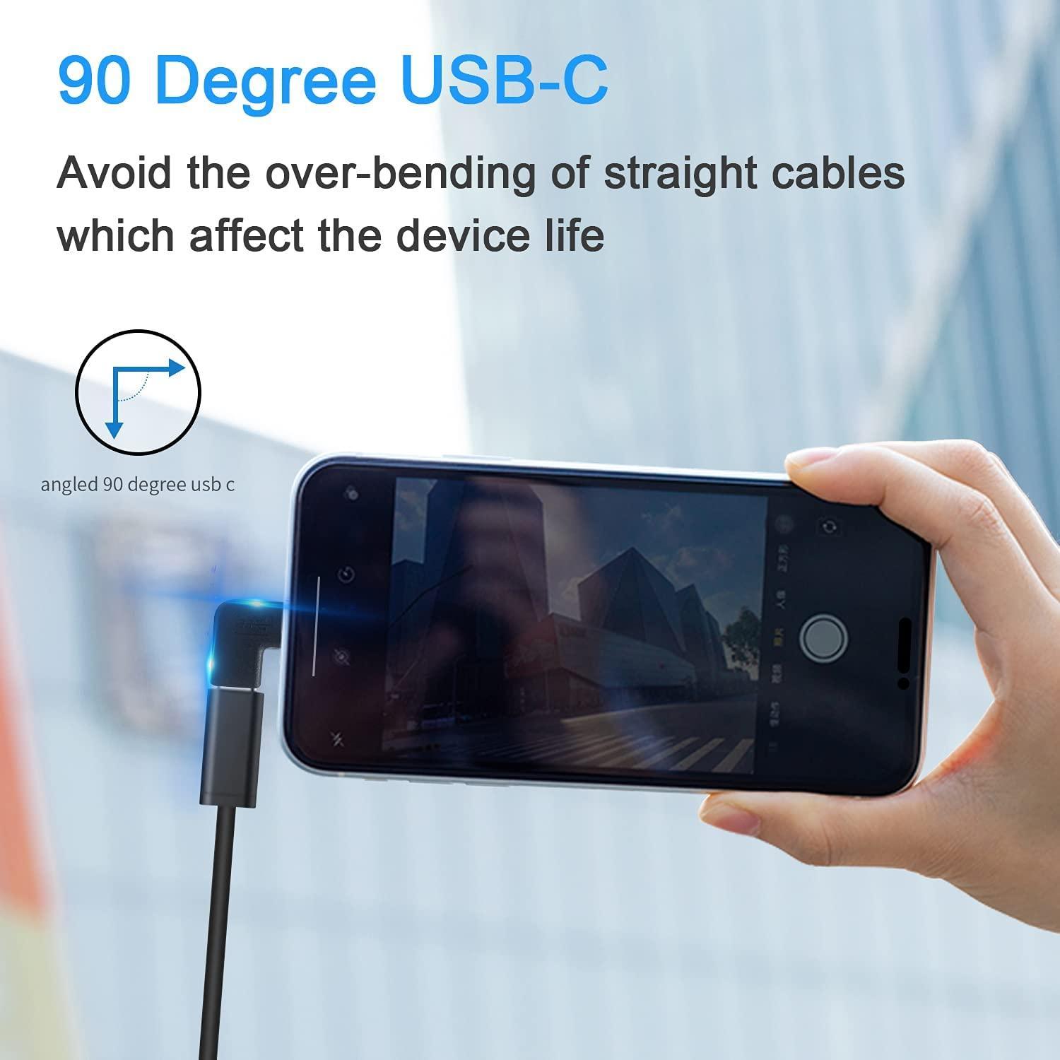 NÖRDIC USB C 3.1 Vinklet adapter han til hun