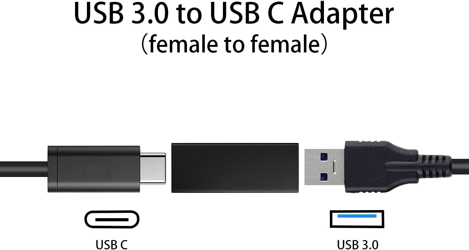 NÖRDIC USB-C hun til USB-A hun adapter 5 Gbps