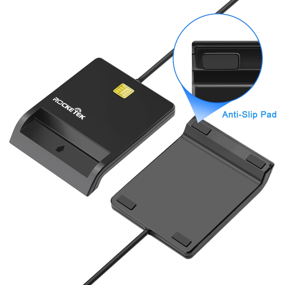 NÖRDIC USB-C Smartkort og SIM-kortlæser ISO7816 ID-kort EMV Kreditkort