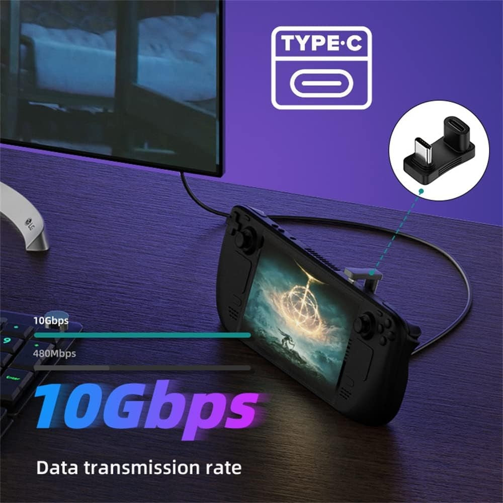 NÖRDIC USB-C U Adapter 10Gbps 4K60Hz til Steam Deck og Mobiler