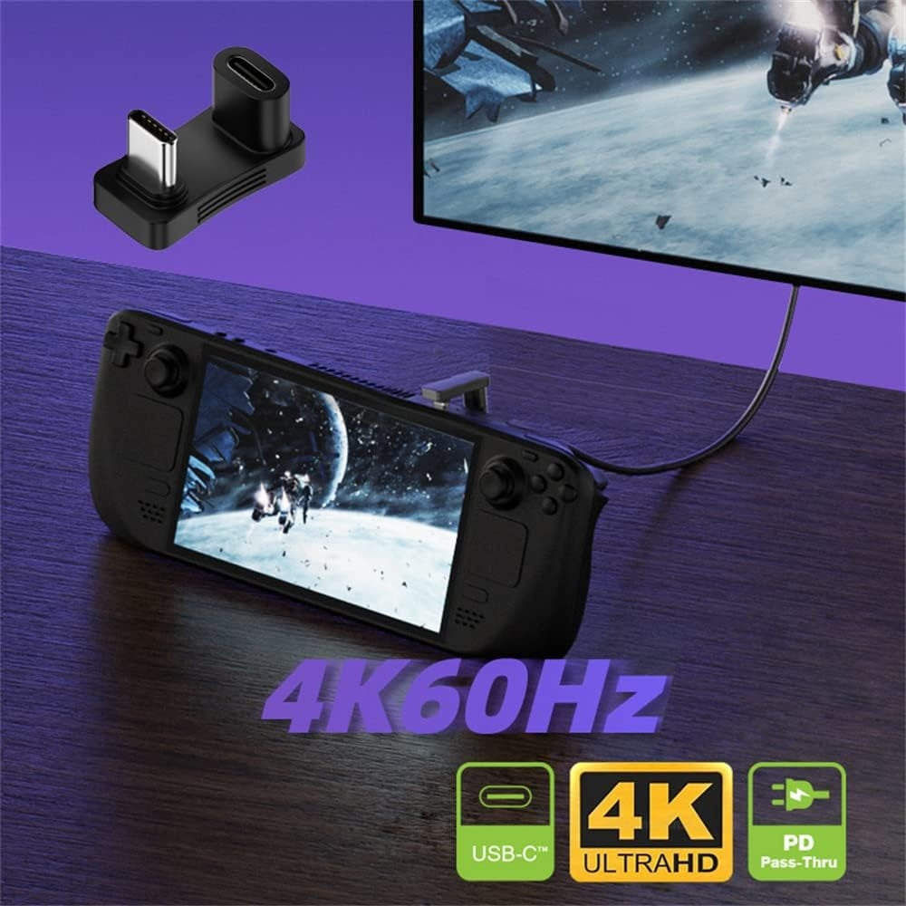 NÖRDIC USB-C U Adapter 10Gbps 4K60Hz til Steam Deck og Mobiler