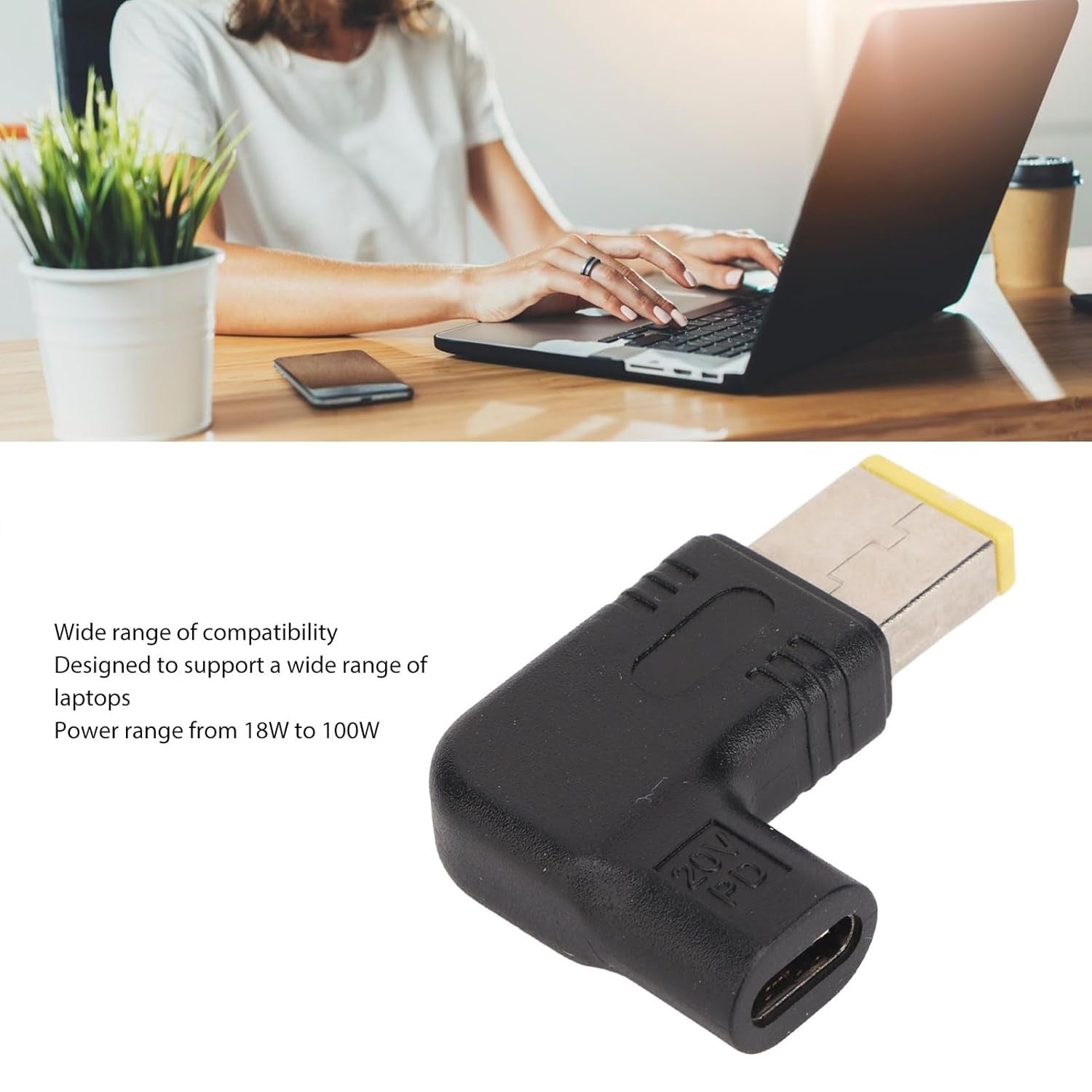 NÖRDIC USB-C adapter til Lenovo Yellow Square 100W