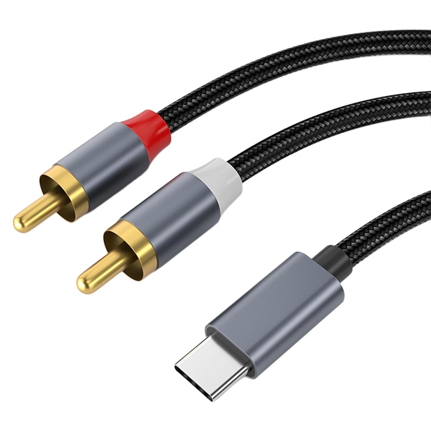 NÖRDIC USB-C til RCA lydkabel 3m