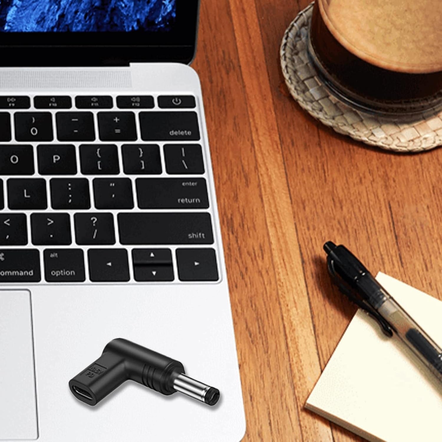 NÖRDIC USB-C til DC 4.5x3.0mm adapter 100W 12-20V til DELL bærbare computere