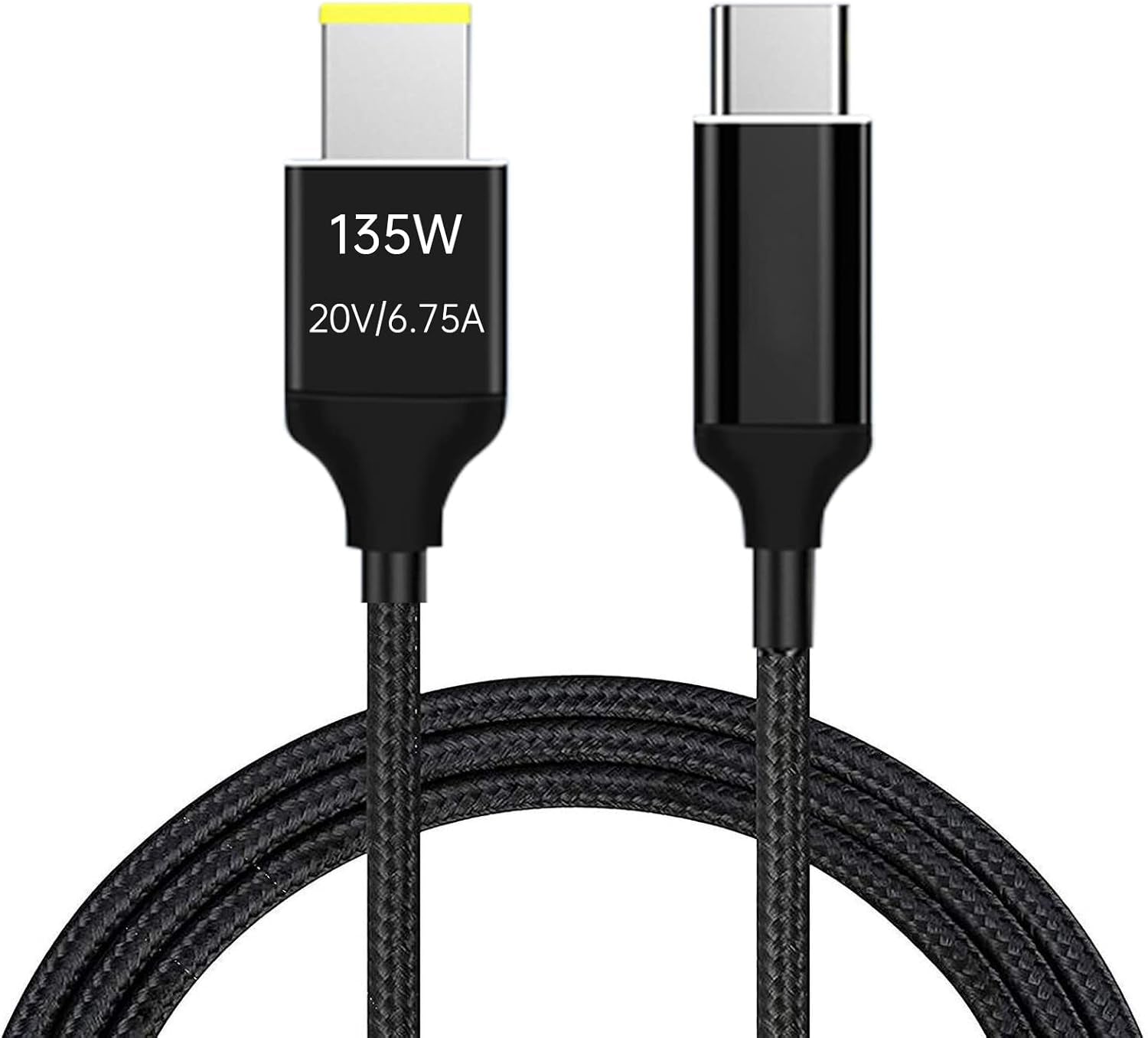 NÖRDIC USB-C til Lenovo Yellow Square-kabel 135W 2m