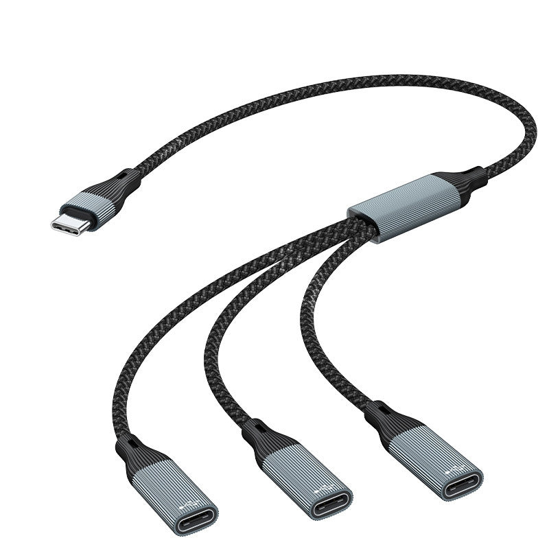 NÖRDIC USB-splitter USB-C til 3xUSB-C