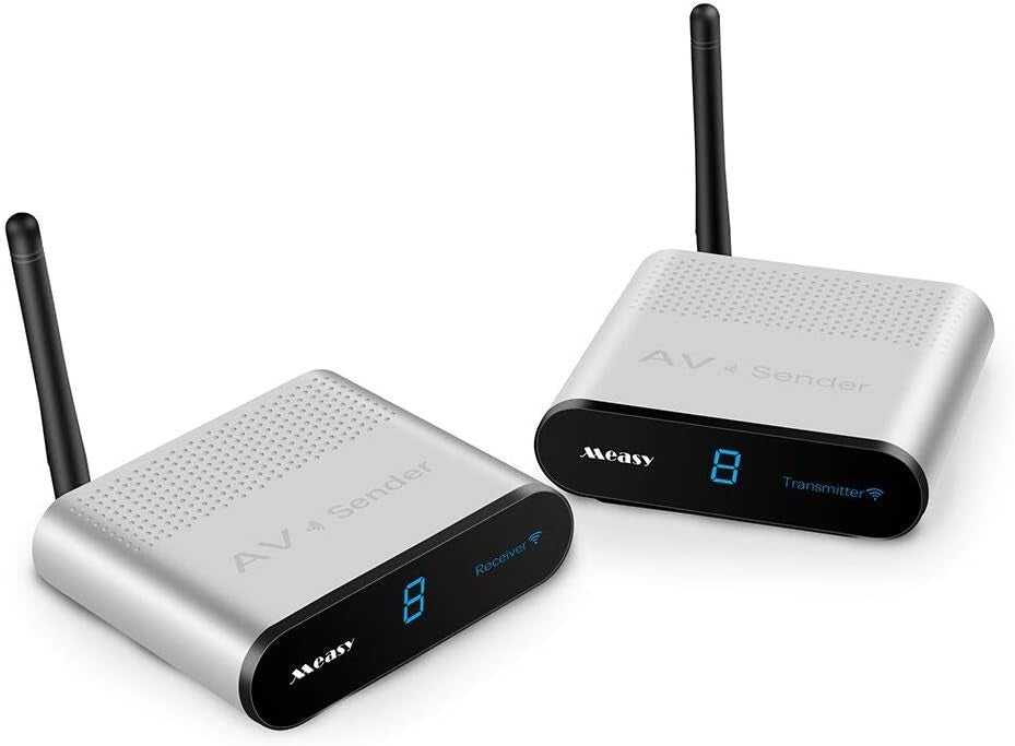 NÖRDIC Trådløs AV-sender og modtager 5.8 GHz 8 kanaler 500 m med IR-indgang Trådløs lyd