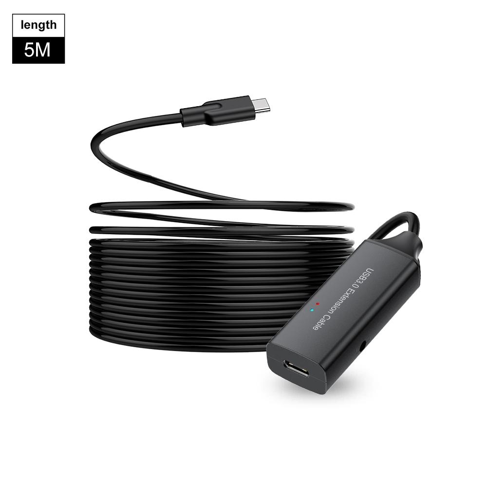 NÖRDIC aktiv 5m USB-C 3.0 SuperSpeed 5Gbps forlængerkabel han til hun