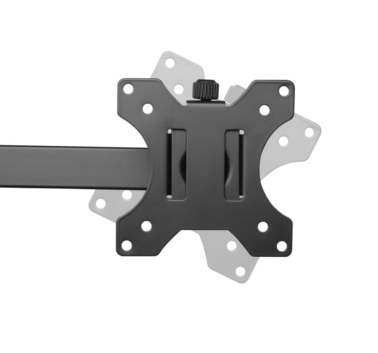 NÖRDIC tredobbelt skærme til skærme 17-32 tommer i stål, kipbar, drejelig og drejbar, sort